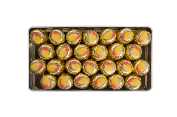 Dose M - Chocoköpfli Mango - 26 Stück