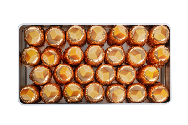 Dose M - Chocoköpfli Caramel - 26 Stück