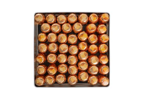 Dose L - Chocoköpfli Caramel - 49 Stück